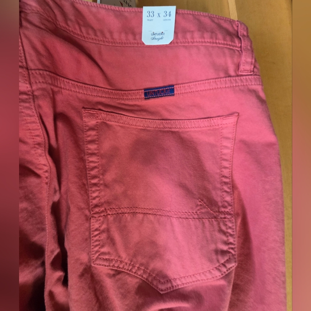 NEW Untuckit Men's El Circo Straight Leg Pants 33x34 - Picture 5 of 10